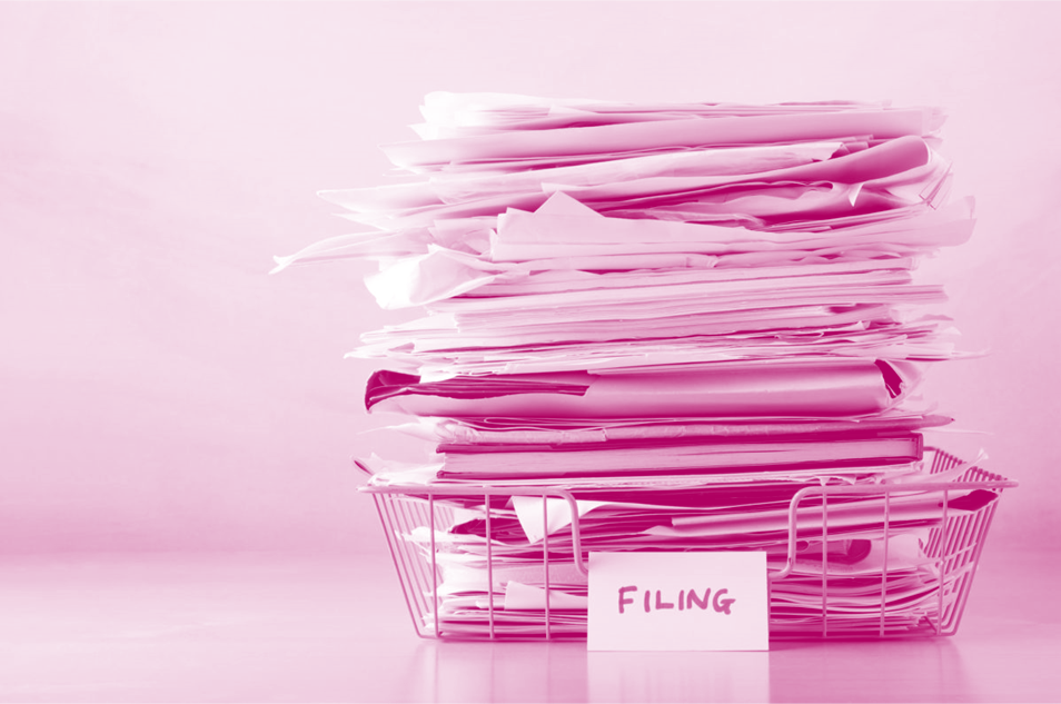 Paperwork requires filing